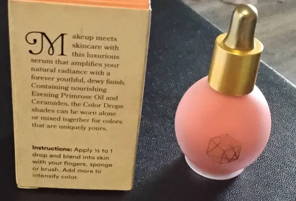 BNIB~EM COSMETICS Color Drops Serum Blush in Rose Milk